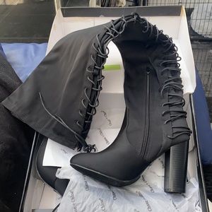 Chase + Chloe Addison-1 Women's Thigh High Boot